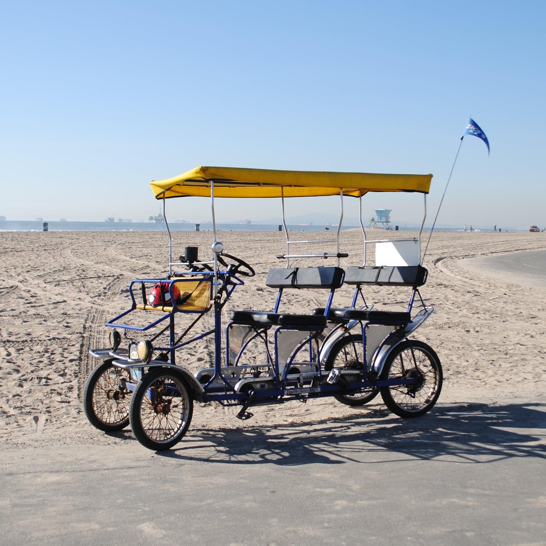 Rent a Pedal Limousine Surrey Car Family Activities in Orange County Zack s by the Beach