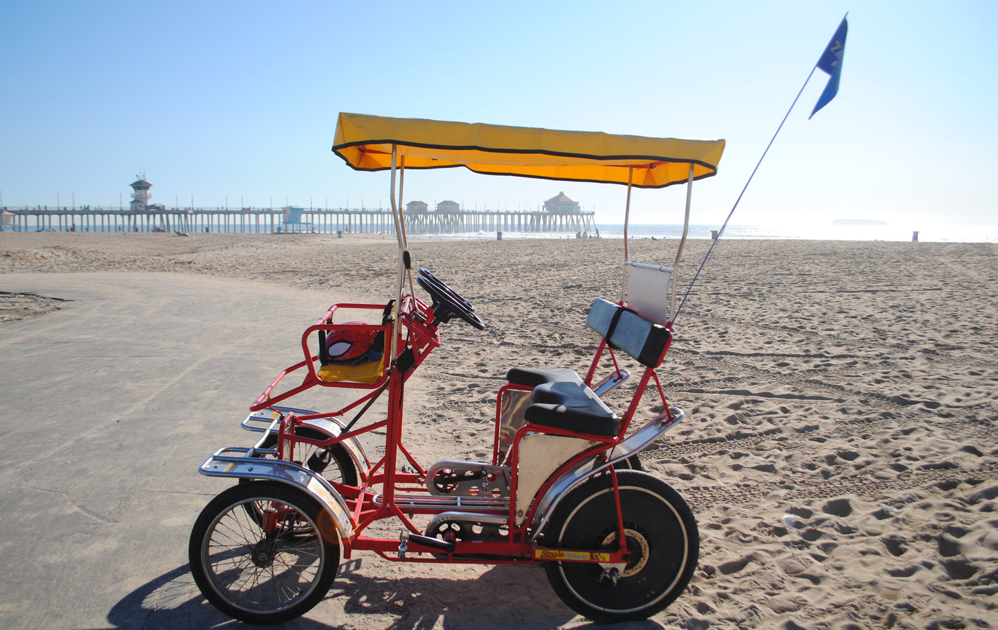 Things to do in Orange County, California: Take your friends on a pedal car ride