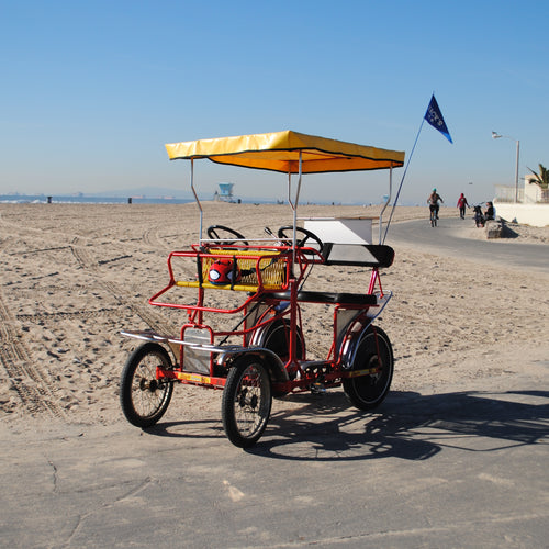 Family Pedal Car Rental in Huntington Beach, Orange County, California 92648