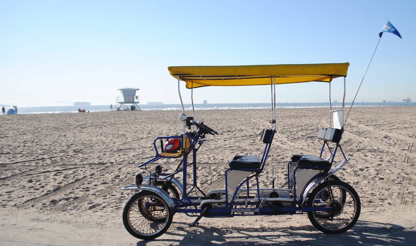 Family Bicycle Rentals in Huntington Beach, Orange County, California 92648